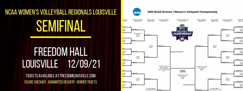 NCAA Women's Volleyball Regionals Louisville - Semifinal at Freedom Hall tickets NCAA Women's Volleyball Regionals Louisville - Semifinal at Freedom Hall