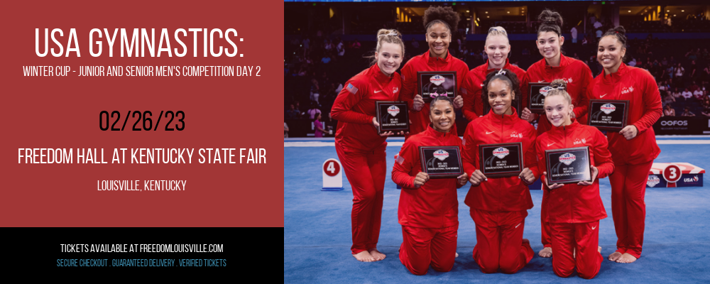 USA Gymnastics: Winter Cup - Junior and Senior Men's Competition Day 2: Event Finals at Freedom Hall