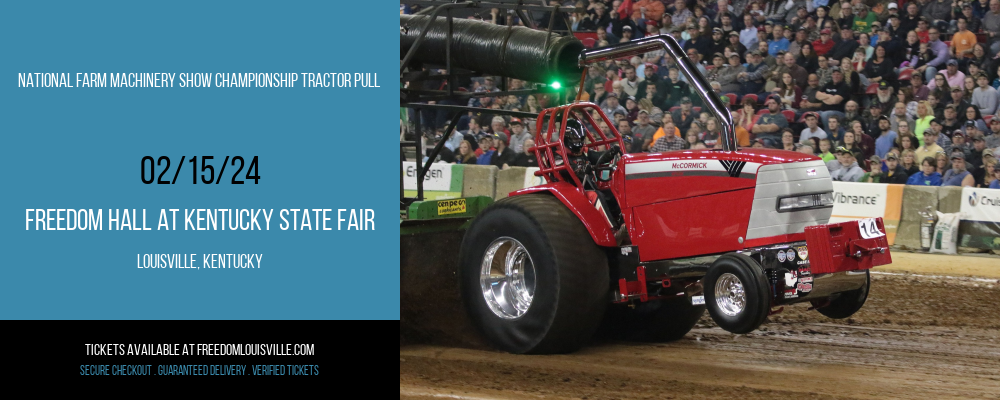 National Farm Machinery Show Championship Tractor Pull at Freedom Hall At Kentucky State Fair
