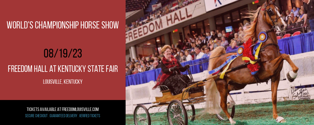 World's Championship Horse Show at Freedom Hall