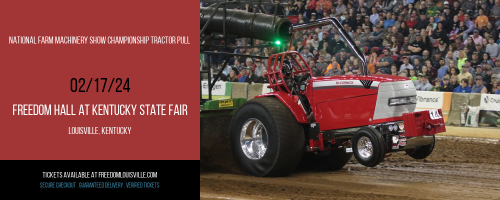 National Farm Machinery Show Championship Tractor Pull at Freedom Hall At Kentucky State Fair